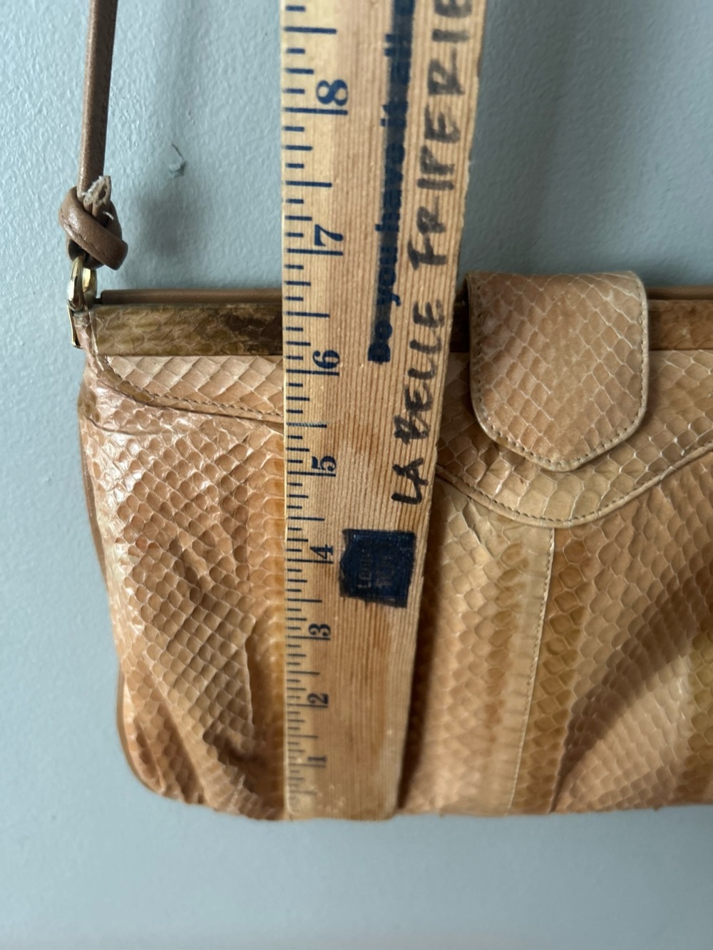 Vintage 70s snakeskin purse - Picture 15 of 16